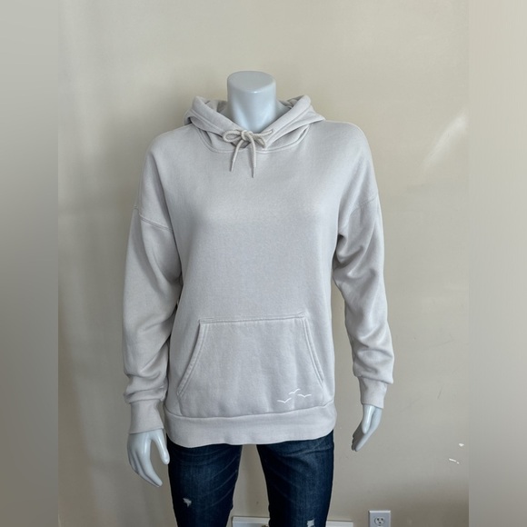 LAZYPANTS - Oversized Hoodie in lite Beige. XS - Pit to pit is 19" - Picture 5 of 8